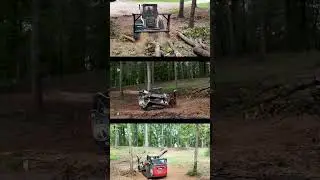 Triturador florestal, desbastador M450S-1900 para Minicarregadeiras.