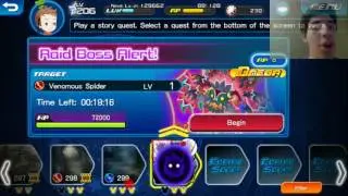 Venomous Spider Raid Boss - Kingdom Hearts Unchained x