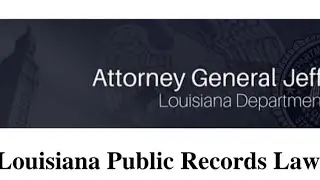 Louisiana State Public Records Statue