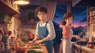 Ghibli Style Studio|An Ordinary Night Turned Beautiful| Cooking Animation| 