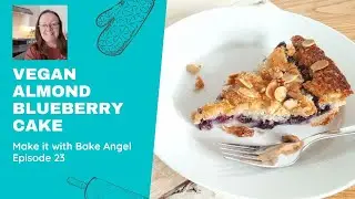 Vegan Almond Blueberry Cake recipe | Easy baking