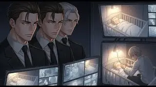 Triplet Alpha Mafia Watch Hidden Cameras in Their Sick Baby Room - What the Mute Omega Did Made Them