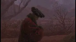 A Walk At Dusk by Caspar David Friedrich (but I animated it)