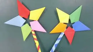 [쏭쏭종이#96]별 요술봉#origami#a star shaped magic wand