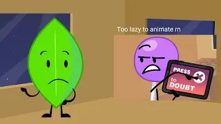 BFB 20 re-animated scene || Leafy [Alight motion test]