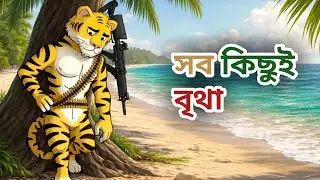 বোকা বাঘ | Animal Fight Cartoon | Tiger & Fox Adventure Cartoon Story