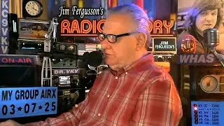 KC9VKV HAM RADIO QSO-VLOG - LOU-N9GTO - 3/7/25 - SECRET WORD BIRD PROBLEMS!!! - JIM'S RADIO STORY