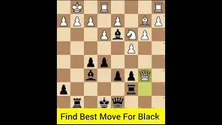 Chess Puzzle-229.How Can You Capture White Queen #chess #siciliandefense #checkmate #chessplayer