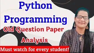 Python  Old Questions Paper  RGPV | Python For Beginners
