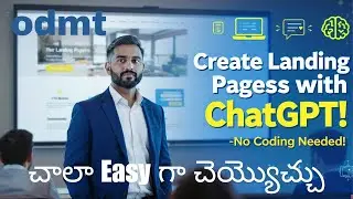 Generative ai Class -2 | How to Create a Landing Page Using ChatGPT | Complete Telugu Tutorial #ai