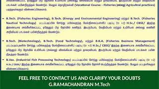 What is the qualification for Fisheries Engineering ?