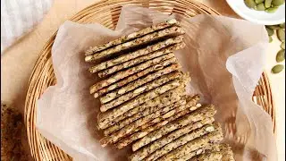 Homemade Gourmet Super Seed Crackers