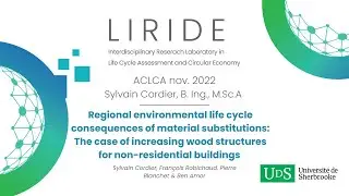 Regional environmental life cycle consequences of material substitutions-Sylvain Cordier-ACLCA 2022