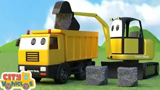 Dog Rescue on the Farm &ndash; Tractor & Construction Team to the Rescue! 🐶🚜
