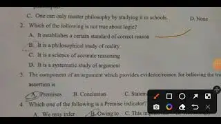 logic and critical thinking exam