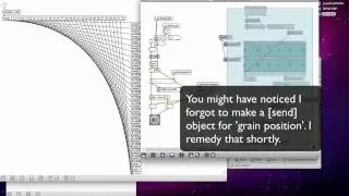 Max MSP Tutorial 09a5: Granulation&mdash;Grain Interval 1