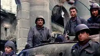 Цветные кадры Второй мировой войны: битва за Кёльн, &laquo;Першинг&raquo; против &laquo;Пантер&raquo;, март 1945 г.