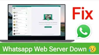 Whatsapp web chat is not showing Problem || Whatsapp Not working web error Today Problem 