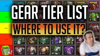 RAID | Gear Sets TIER LIST! Focused Early and then Late Game!