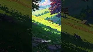 Sit on the bench under the shade of the towering tree with the backdrop of a vibrant sunset. #shorts