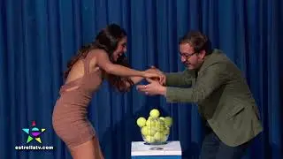 Andr&eacute;s Almeida, Talia Rivera, Patricia Leih, y Platanito juegan &uml;Mete Las Bolas&uml; - Noches Con Platan