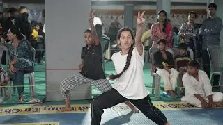 Karate ,Yoga training in Sharda Hindi, Sun Flower English Sch by Sifu Prashant #martialart #school 