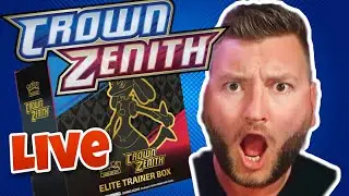 🔴LIVE🔴 Crown Zenith Release Day OPENING! Live Online TCG Store