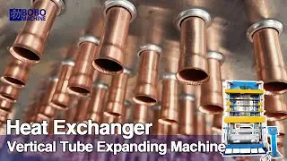 Vertical Tube Expansion Machine For Evaporator Coil Tube