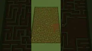 Minecraft Maze Build Timelapse #shorts