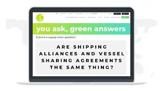 Are Shipping Alliances and Vessel Sharing Agreements the Same Thing?