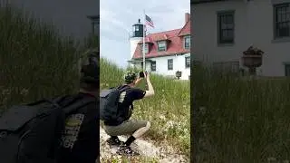 DAILY STRETCH: 205 - POINT BETSIE LIGHTHOUSE in FRANKFORT! 🎥💡 #MICHIGAN #HIKING #PHOTOGRAPHER #ART