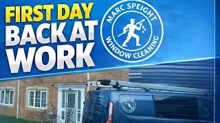 First Day Back at Work After Christmas & New Year | Window Cleaning & Gutter Clearing
