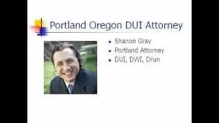 Portland Oregon DUI Attorney
