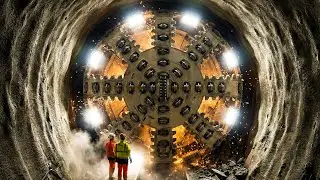 Inside a Mega TBM Tunnel Build  Full Process Revealed!