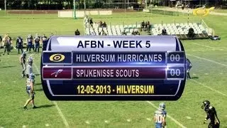 Hilversum Hurricanes vs Spijkenisse Scouts 12-05-2013 Game Highlights