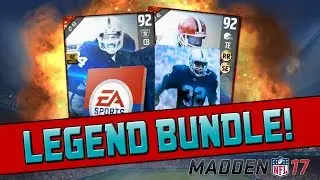 Legend Bundle Opening! | Madden 17 Ultimate Team - 92 Overall Legends!