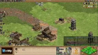 Voobly AOE2 1.6: Arena, 4 vs 4 team game