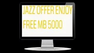 Jazz 5000 mb internet 100 Rs