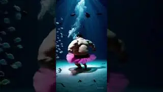 V&otilde; sĩ Sumo biểu diễn dưỡi nước😂😱 #dance #funny #sumo