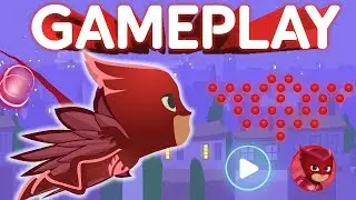 PJ Masks App | Moonlight Heroes | 10min Play as Owlette! | Game for Kids