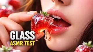 Glass Fruit ASMR Test | Crunchy vs Juicy Satisfying Sounds