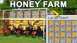 The BEST 100% Automatic Honey Farm for Minecraft 1.21!