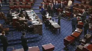 Senate advances Trump's spending bill