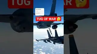 Plane Tug Of War!!! #plane #tugofwar #fighteraircraft