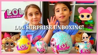 LOL SURPRISE DOLLS UNBOXING FLUFFY PETS, HAIRVIBES, LILS, SERIES 3 WAVE 2