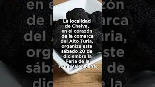 La trufa negra valenciana vuelve a Chelva