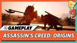 Gladiator Arena Combat Gameplay - Assassin's Creed: Origins | E3 2017