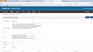 Horizontal Image Slider Opencart Module