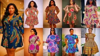 💖💯100 + Simple Classy and Stylish Ankara Flare Short Gown Styles for Ladies | Mini Ankara Dresses🔥