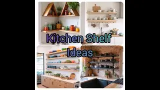 Open kitchen shelf ideas|| small kitchen organization ideas||